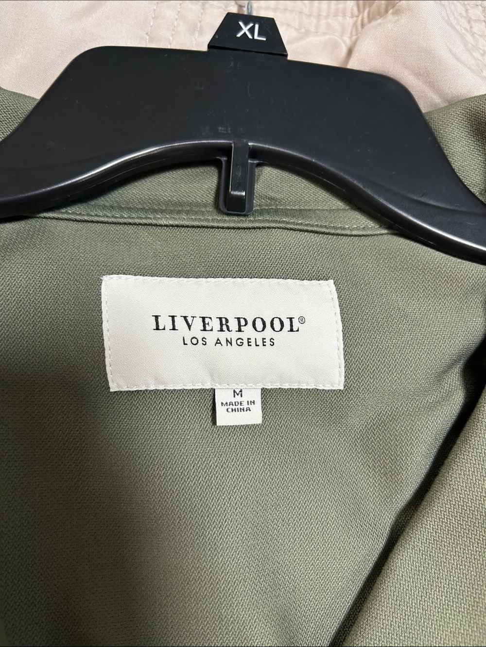 Liverpool Olive Green Utility Cropped Jacket - Picture 2 of 3
